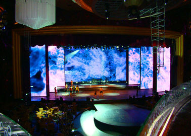 P4 Indoor Stage Rental LED Display Acara LED Video Wall Panel HD 1R1G1B Warna pemasok