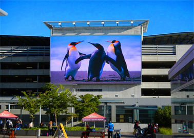 P16 luar ruangan tetap dipimpin layar dinding dipasang iklan dipimpin layar billboard pemasok