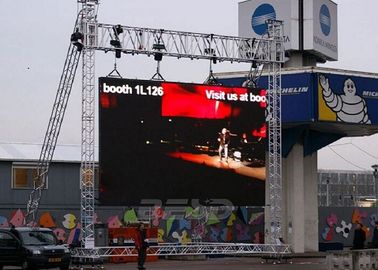 Pixel Pitch 10mm Led Screen Stage Backdrop SMD3535 3 IN 1 1/4 Pindai Tahan Air pemasok