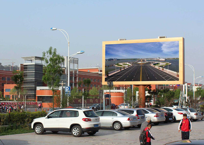 Elektronik LED Digital Screen Advertising P10, Outdoor Full Color LED Screen pemasok