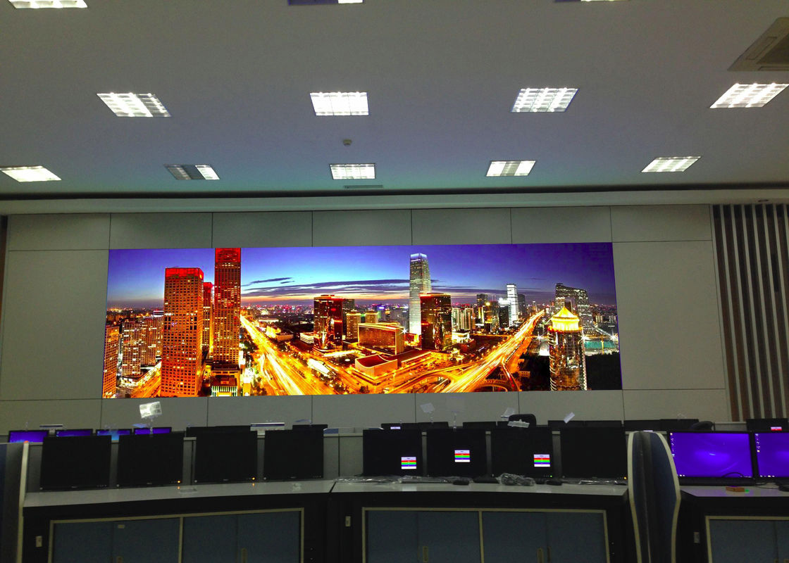 Cina Ruang konferensi / Video Hotel Dinding LED Display, LED Wall Screen Screen Ringan pabrik