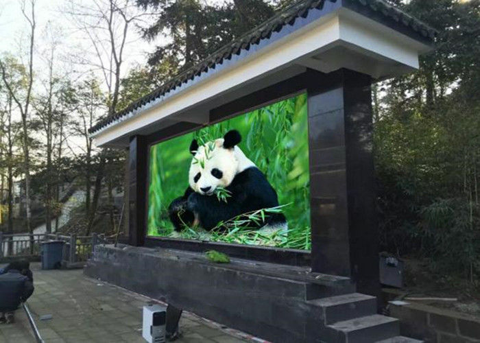Cina Resolusi Tinggi Luar Dinding Video LED, LED Outdoor Advertising Screens Board pabrik