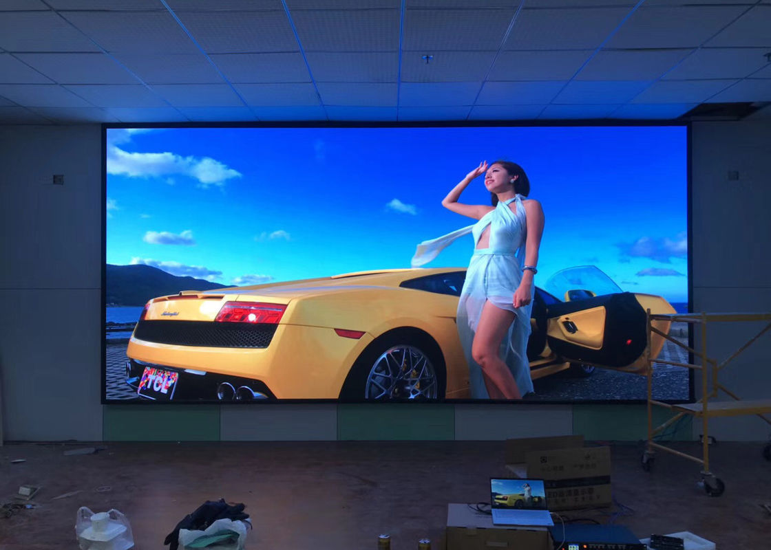 Cina Iklan P4 Indoor LED Display Screen, Ruang Rapat LED Panel Untuk Dinding Video pabrik